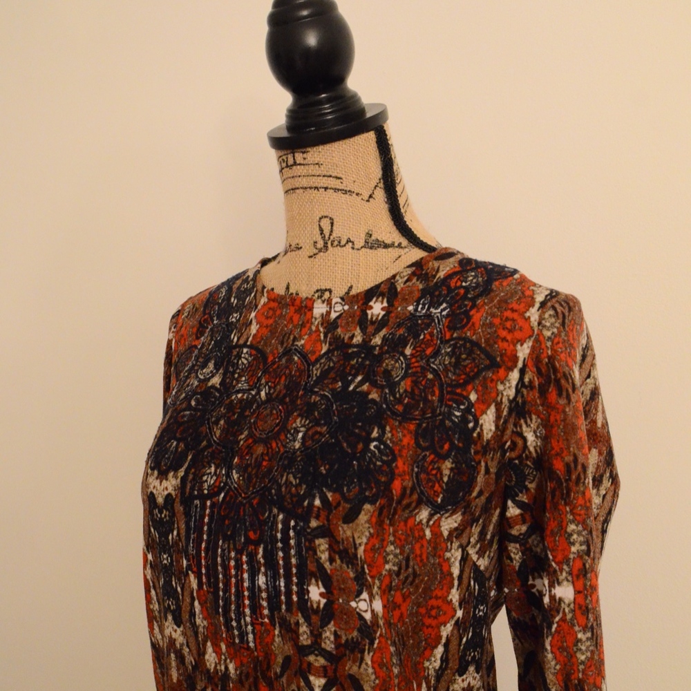 Anthropologie Mosaic Print Dress - Picture 3 of 6
